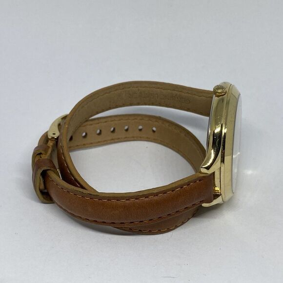 Michael Kors Slim Runway MK2327 Women's Brown Leather Analog Dial Watch UC624 - Picture 12 of 12